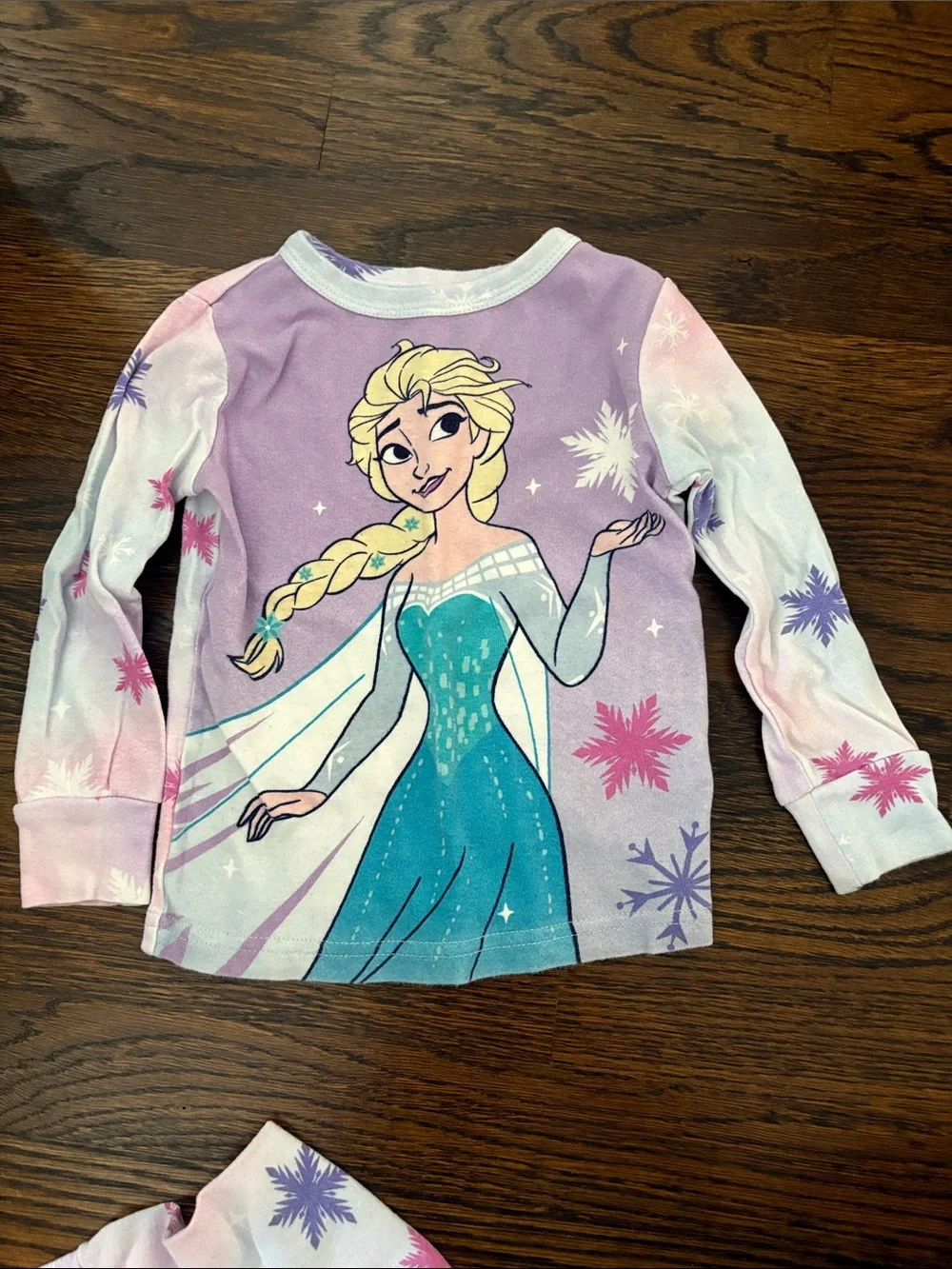 4T Disney Frozen & Disney Princess Pajama Sets